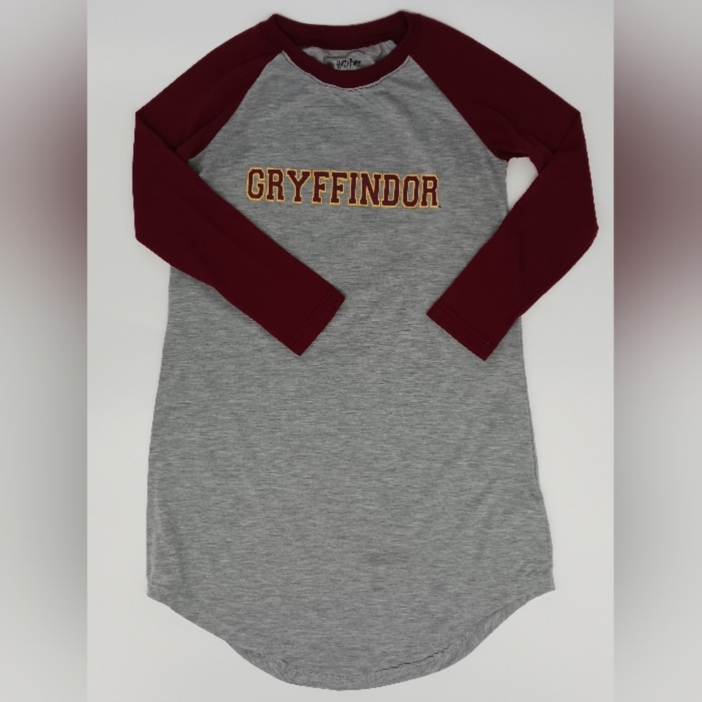 Girls Wizarding World Harry Potter Gryffindor Sleep Shirt (Size 10/12)